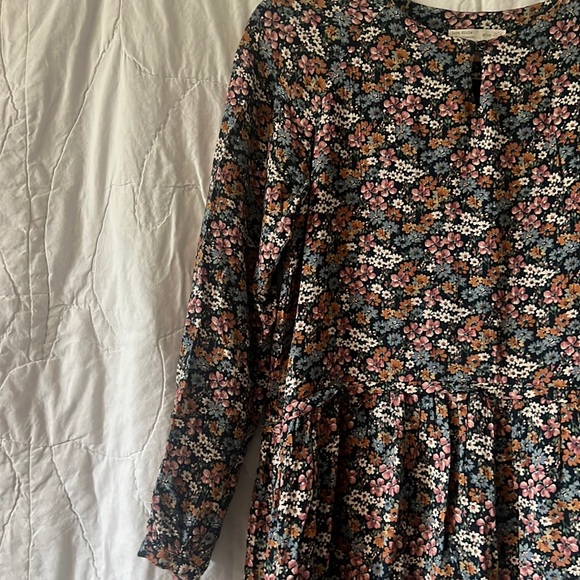 Zara Girls Dress Size 13/14 Soft Collection Ditzy Floral Fit & Flare - Picture 4 of 7